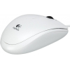 Мышь Logitech B100 Optical USB Mouse (910-003360) White