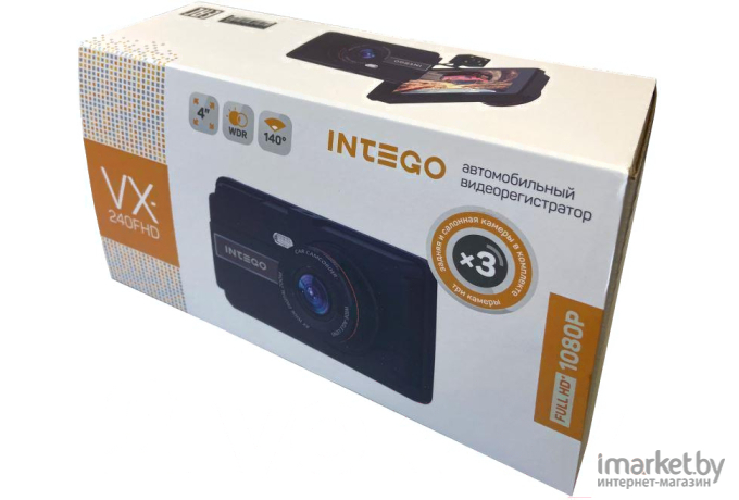 Автомобильный видеорегистратор Intego VX-240FHD