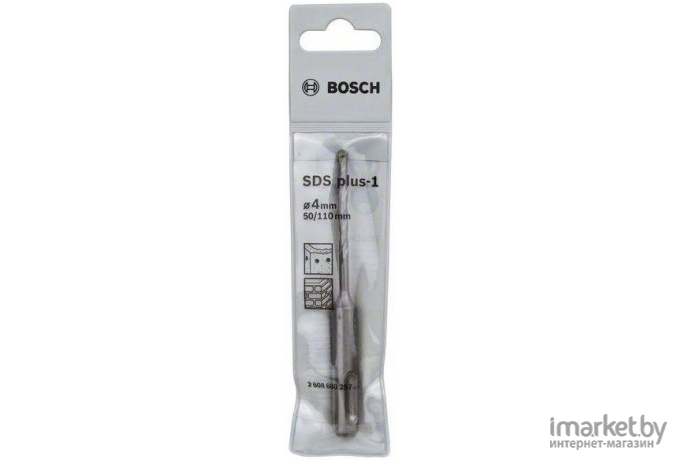 Оснастка для электроинструмента Bosch SDS-plus 4х50х110 мм SDS-plus 1 (2608680257)