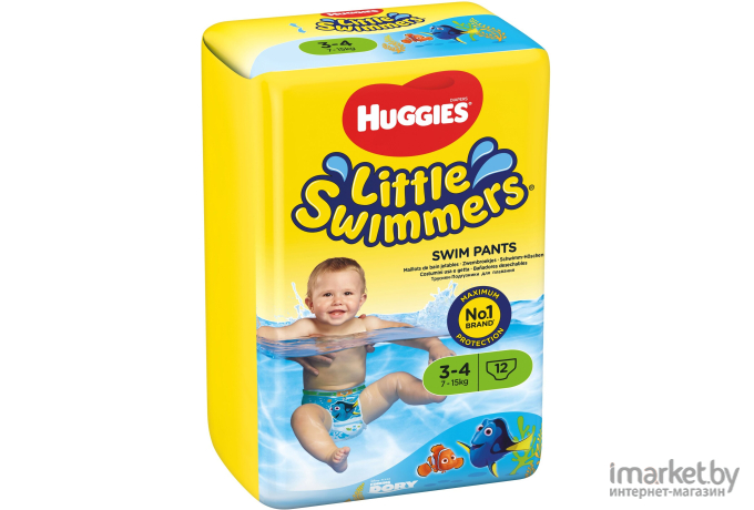 Подгузники-трусики Huggies Little Swimmers 3-4 (12шт)