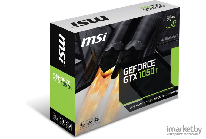 Видеокарта MSI GeForce GTX 1050 Ti 4GT LP