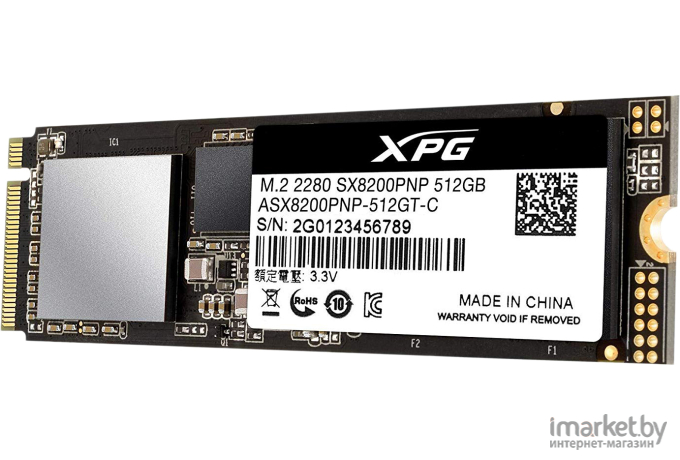 SSD A-DATA XPG SX8200 Pro 512GB (ASX8200PNP-512GT-C)