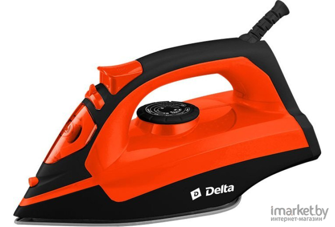 Утюг Delta DL-755 черный/оранжевый