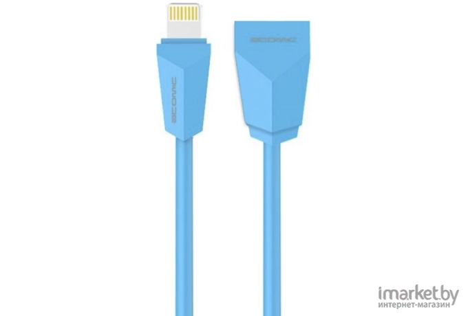 Кабель Atomic C-27i iPhone/iPad 8-pin голубой