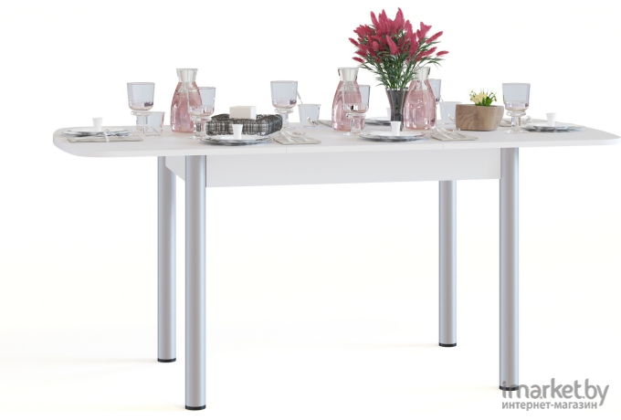 Обеденный стол Сокол СО-3м (белый)