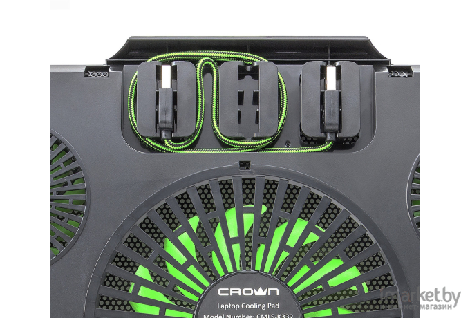 Подставка для ноутбука Crown CMLS-k332 (зеленый)