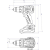Аккумуляторная дрель-шуруповерт Metabo BS 18 LT BL 602325890