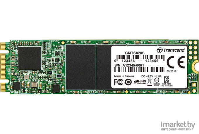 SSD диск Transcend MTS820 M.2 SATAIII 480GB (TS480GMTS820S)