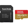 Карта памяти SanDisk 128Gb MicroSD Extreme Plus Class 10 + адаптер [SDSQXBZ-128G-GN6MA]
