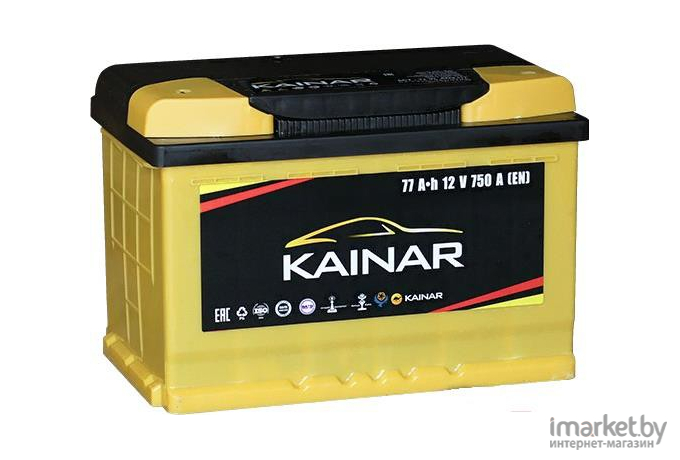 Автомобильный аккумулятор Kainar 77 L+ [077 11 20 02 0121 10 11 0 R]