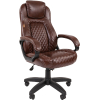 Офисное кресло CHAIRMAN 432 экопремиум коричневый