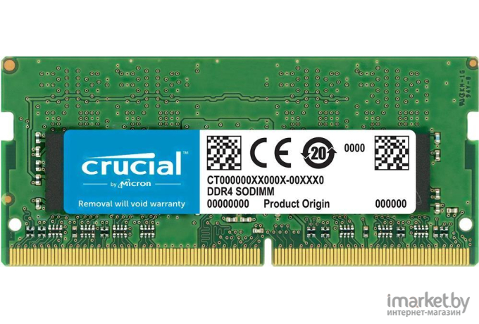 Оперативная память Crucial 16GB DDR4 SODIMM PC4-21300 [CT16G4SFD8266]