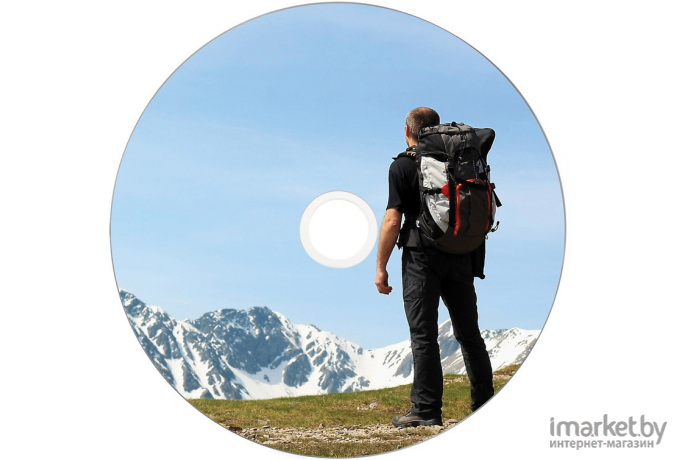 Оптический диск Verbatim DVD+R 4.7Gb 16x Wide Inkjet Printable noID 50шт CakeBox [43512]