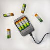 Батарейка, аккумулятор, зарядное GP АА 2700мАч 4шт [HCBB8-2PLC4]