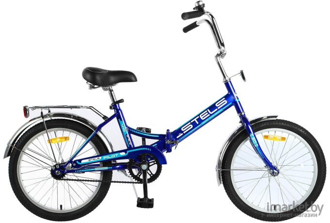 Велосипед Stels Pilot-310 20 Z011 2017 рама 13 дюймов синий [LU086911,LU071868]