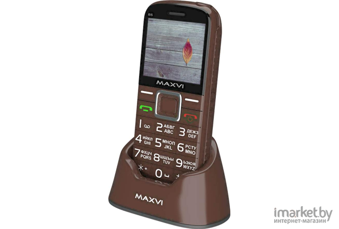 Мобильный телефон Maxvi B5 Brown