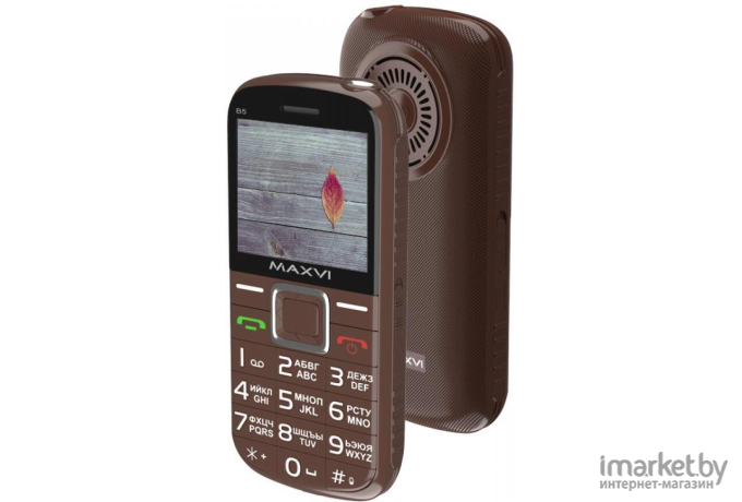 Мобильный телефон Maxvi B5 Brown