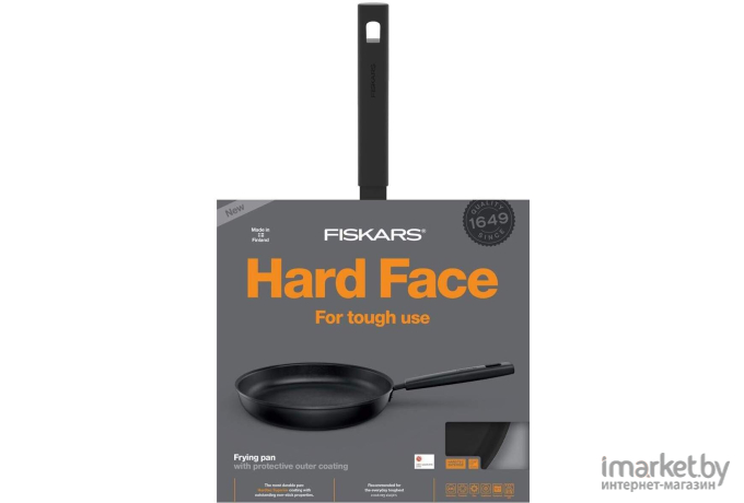 Сковорода Fiskars Hard Face ф 24 см [1020870]