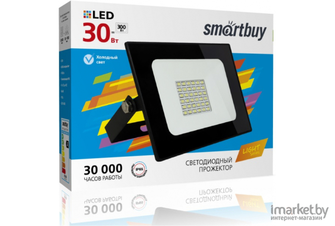 Прожектор Smart Buy 30W/6500K/IP65 [SBL-FLLIGHT-30-65K]