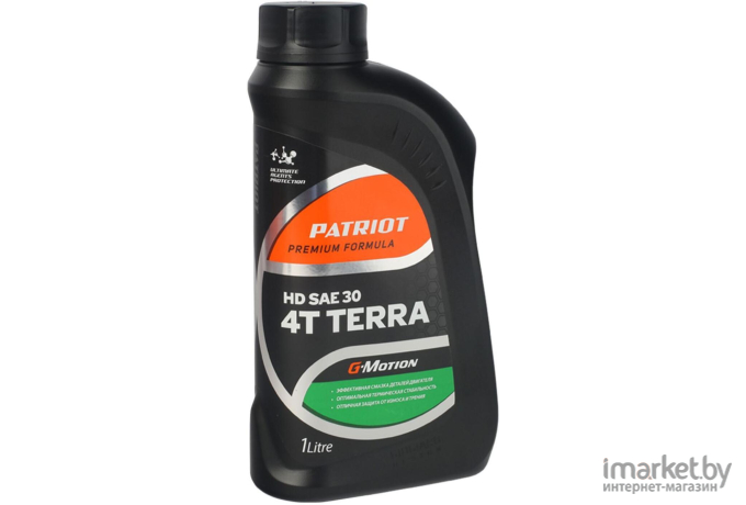 Моторное масло Patriot G-Motion HD SAE 30 4Т TERRA минеральное 1 л [850030400]