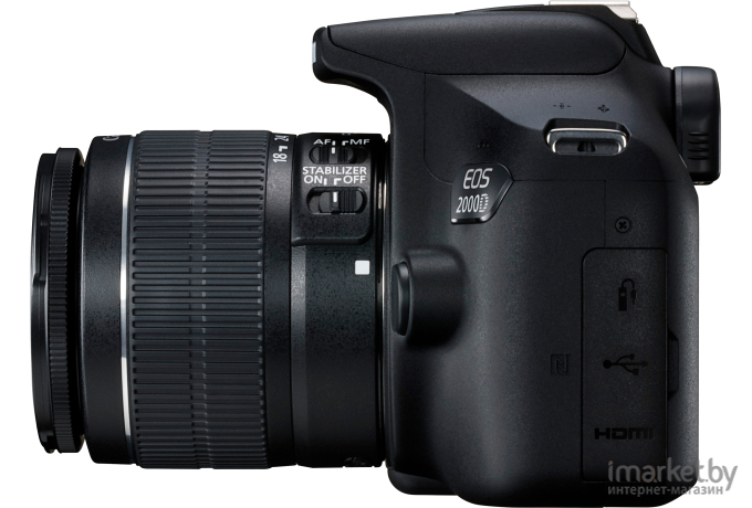 Фотоаппарат Canon EOS 2000D Kit EF-S 18-55mm III [2728C002AA]