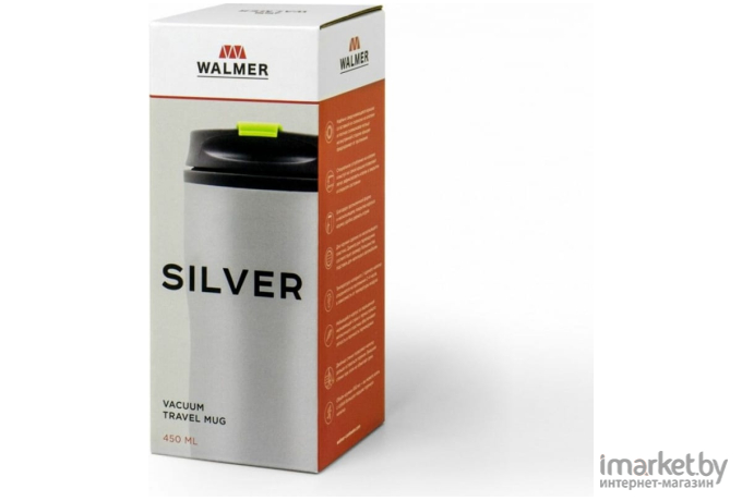 Термокружка Walmer Silver 0.45 л [W24002940]
