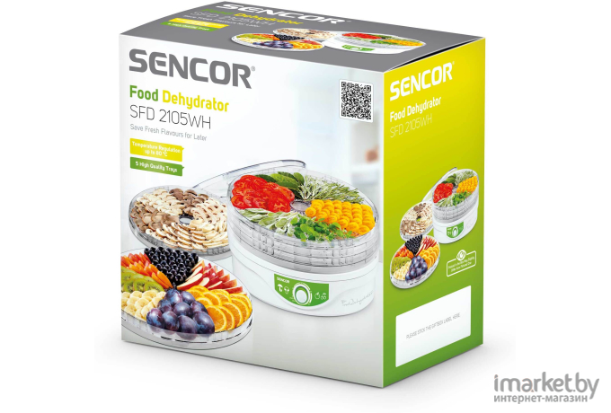 Сушилка для овощей и фруктов Sencor SFD 2105WH