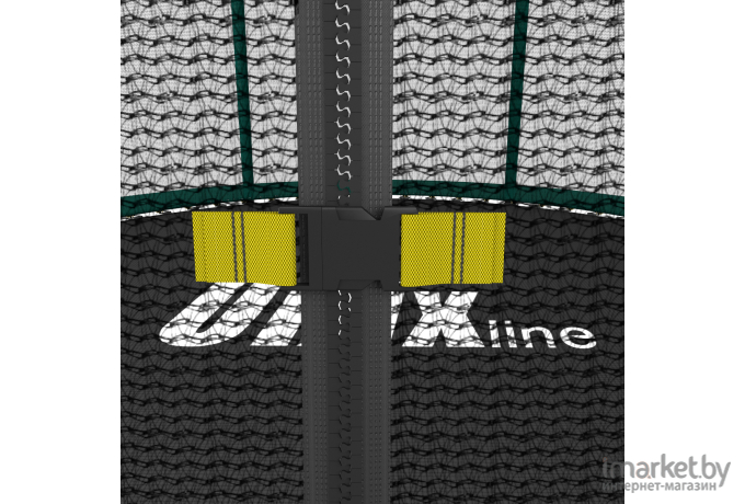Батут Unix Line Supreme Game 14 ft-427 см Green с защитной сеткой и лестницей [TRUSUG14GR]