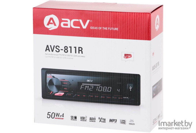 Автомагнитола ACV AVS-811R