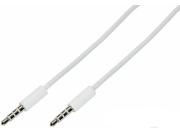 Аудио кабель Rexant 3.5 мм штекер-штекер 1М белый [18-1110]