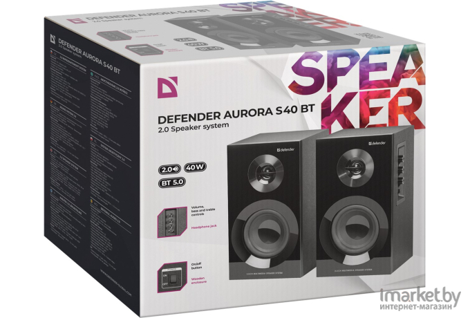 Мультимедиа акустика Defender Aurora S40 BT [65240]