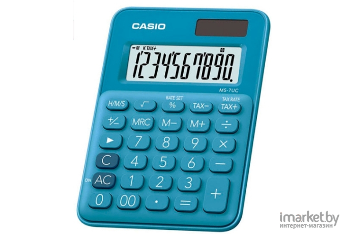 Калькулятор Casio MS-20UC-BU-S-EC синий