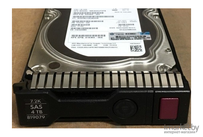 Жесткий диск HP HPE 4TB SAS 7.2K [833928-B21]