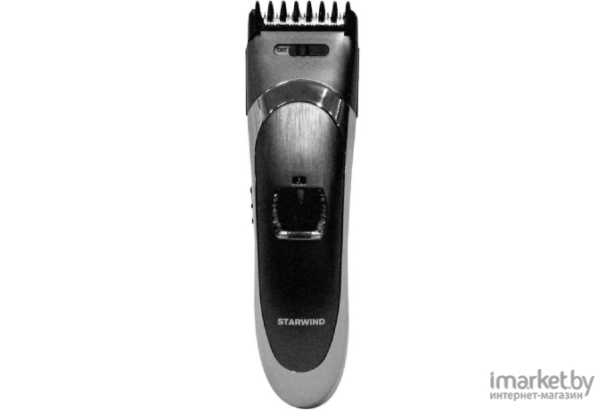 Машинка для стрижки волос StarWind SBC1800 темно-серый/серебристый