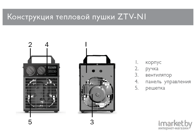 Тепловая пушка ZILON ZTV-2 N1