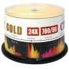 Оптический диск Mirex CD-R 700 Mb 24x Gold Cake Box 50 [201793]