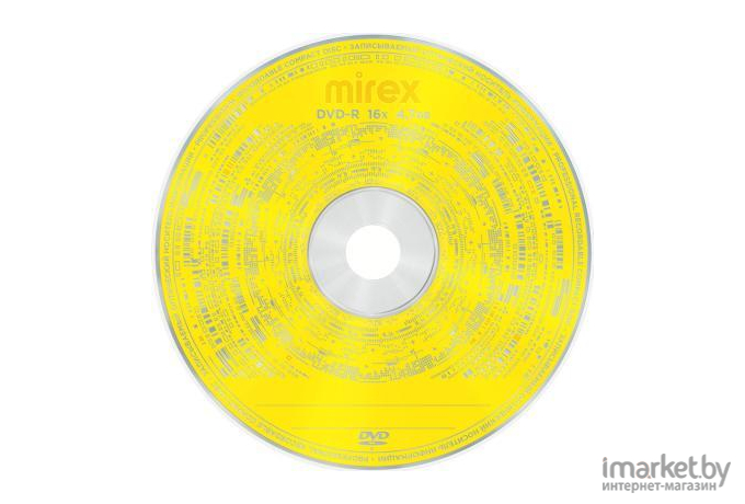 Оптический диск Mirex DVD-R 4.7 Gb 16x Shrink 50 Blank [207351]