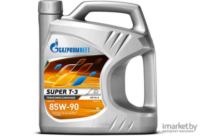 Трансмиссионное масло Gazpromneft Super T-3 85W90 4л [2389901364]