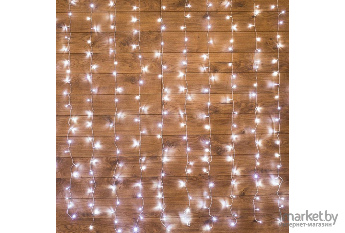 Новогодняя гирлянда Neon-night Светодиодный Дождь белый [235-055]