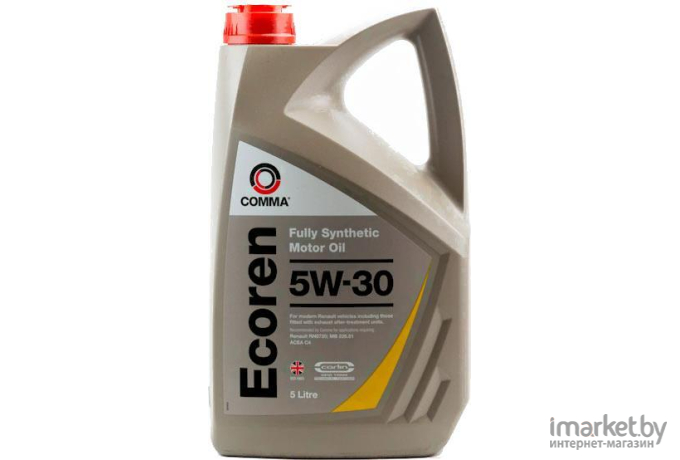 Моторное масло Comma Ecoren 5W30 5л [ECR5L]