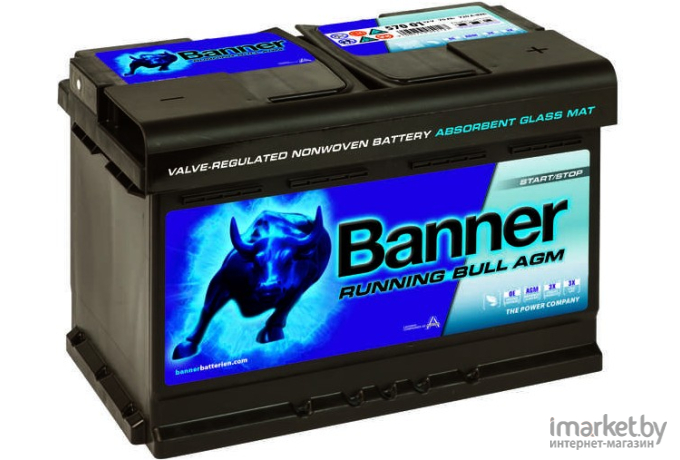 Аккумулятор Banner Running Bull AGM 57001 70 А/ч