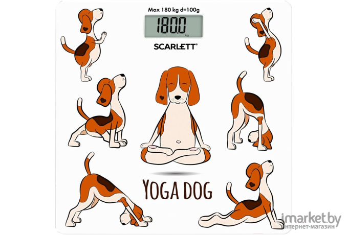 Напольные весы Scarlett SC-BS33E082 Yoga dog
