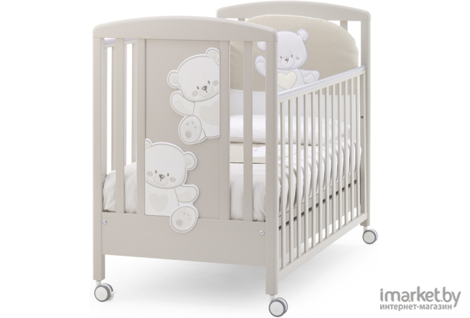Детская кроватка Italbaby Baby Jolie шоколад (070.0115-)