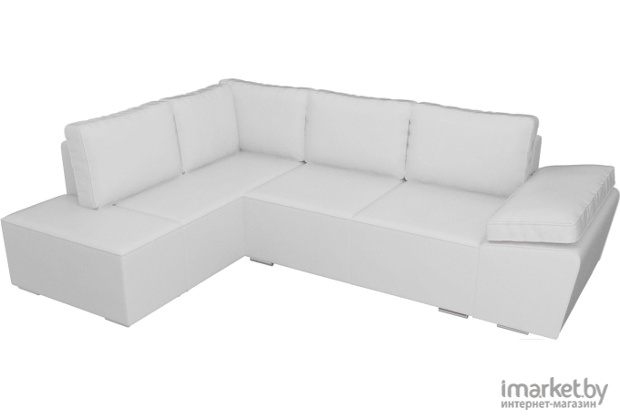 Комплект мягкой мебели Лига Диванов Хавьер левый 101268 экокожа белый