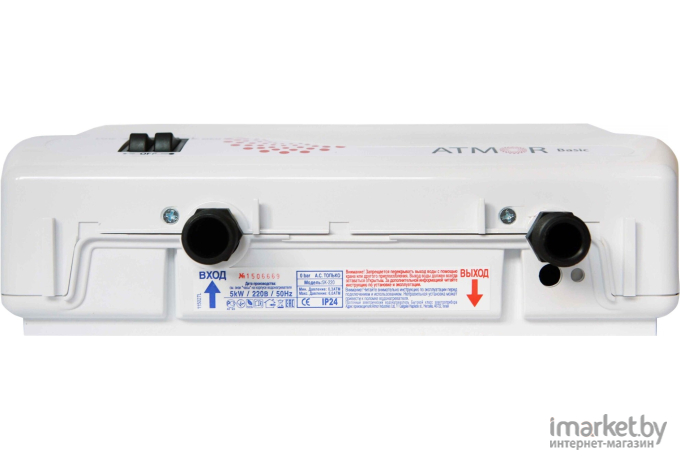 Проточный водонагреватель Atmor Basic 5 кВт душ+кран