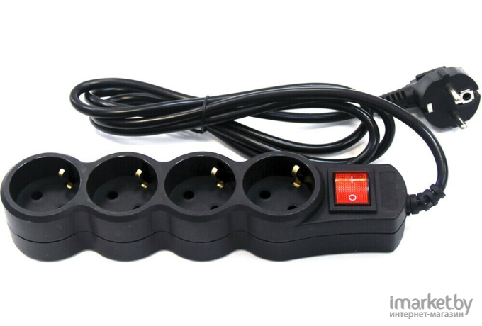 Сетевой фильтр 5bites 4 Sockets 5m Black [SP4B-150]