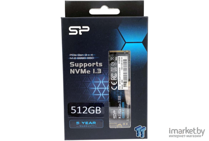 SSD диск Silicon-Power M.2 512GB A60 [SP512GBP34A60M28]
