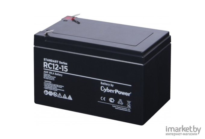 Аккумулятор для ИБП CyberPower 12V 15 Ah [RC 12-15]
