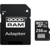 Карта памяти GOODRAM 256GB MICRO CARD class 10 UHS I + adapter [M1AA-2560R12]