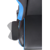 Игровое кресло Tesoro Alphaeon S1 черный/голубой [TSF715BL]